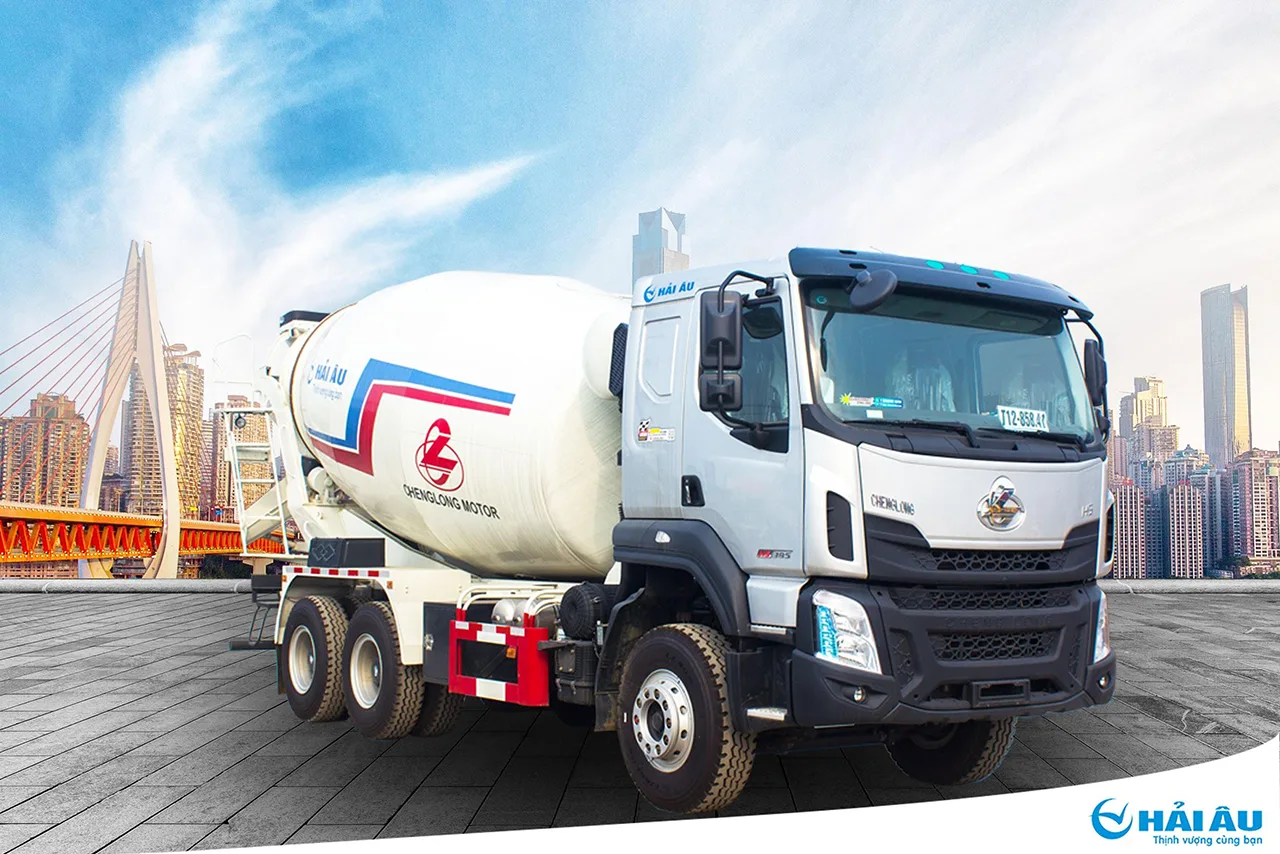 XE TRỘN BÊ TÔNG CHENGLONG 385HP 14 M3